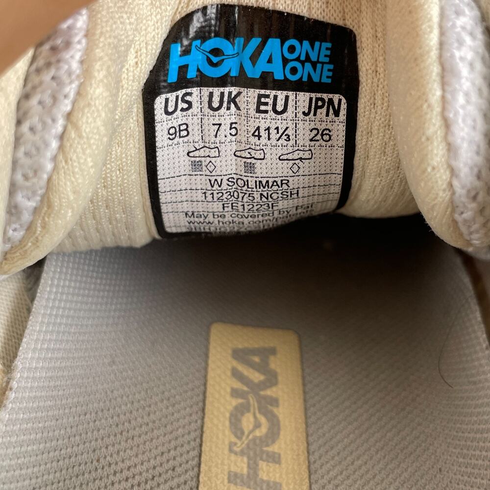 Hoka One Solimar Women's Size 9 B Gray Running Athletic Sneakers Trainers Casual - Picture 9 of 9